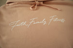 3F Crop Hoodie - Peach