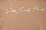 3F Crop Hoodie - Peach